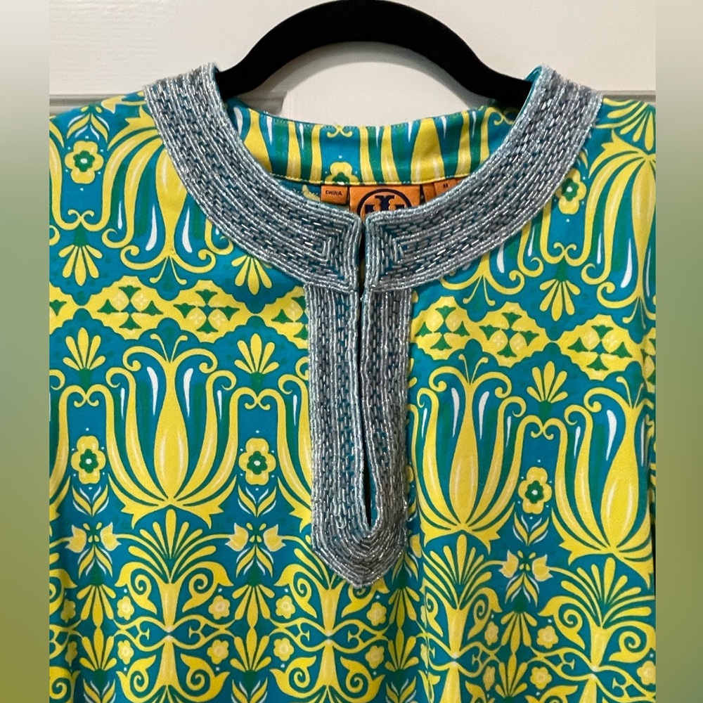 Tory Burch, sequin collar, Tunick